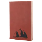5 1/4" x 8 1/4" Laserable Leatherette Journal with Lined Notepad