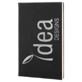 5 1/4" x 8 1/4" Laserable Leatherette Journal with Lined Notepad