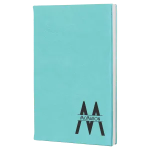 5 1/4" x 8 1/4" Laserable Leatherette Journal with Lined Notepad