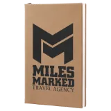 5 1/4" x 8 1/4" Laserable Leatherette Journal with Lined Notepad