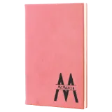 5 1/4" x 8 1/4" Laserable Leatherette Journal with Lined Notepad