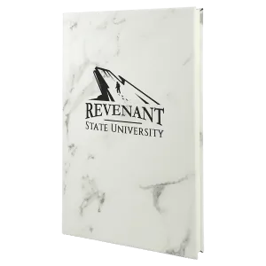 5 1/4" x 8 1/4" Laserable Leatherette Journal with Lined Notepad