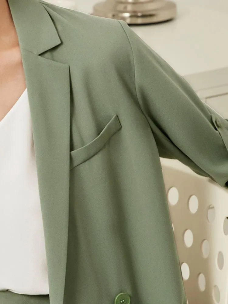 Acetate Straight Blazer