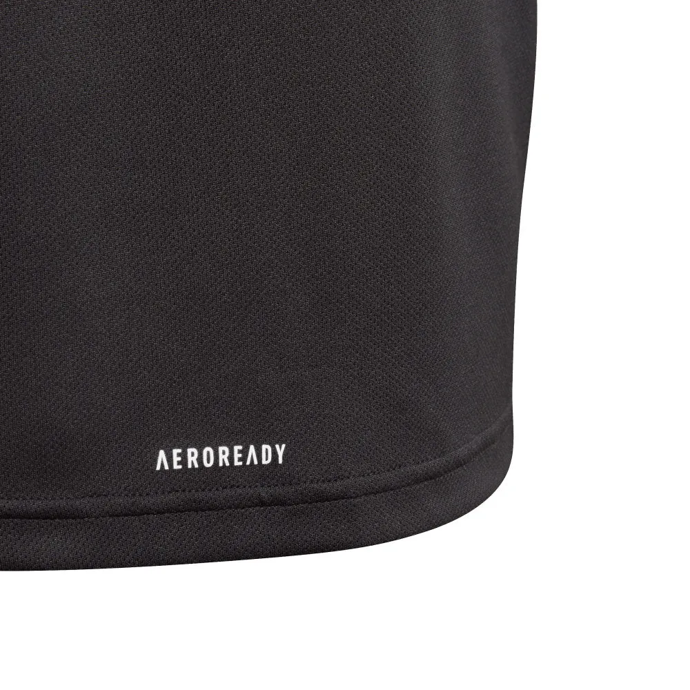 ADIDAS BOS BASICS KIDS BLACK/WHITE T SHIRT