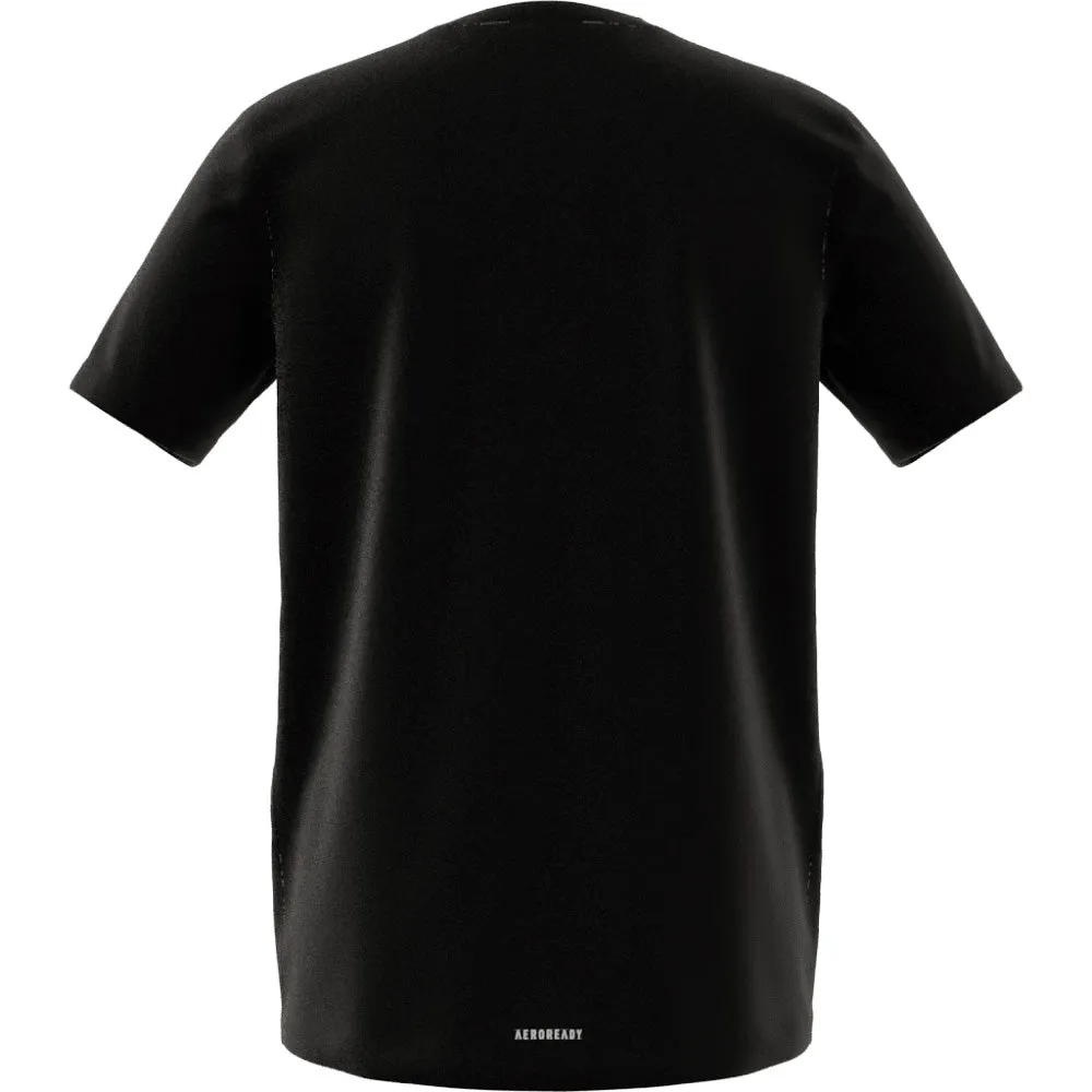 ADIDAS BOS BASICS KIDS BLACK/WHITE T SHIRT