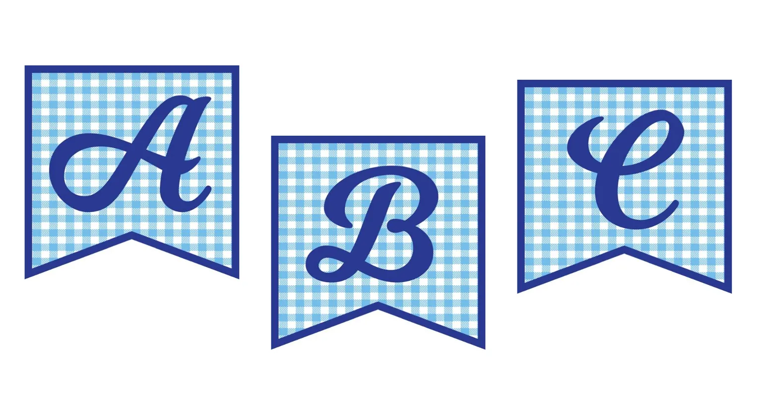 All Letters Banner-2 Point | Southern Charm | UPRINT | Schoolgirl Style