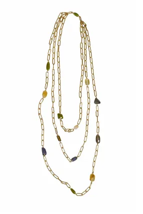 Alouette Design
 Nugget Necklace - Gold