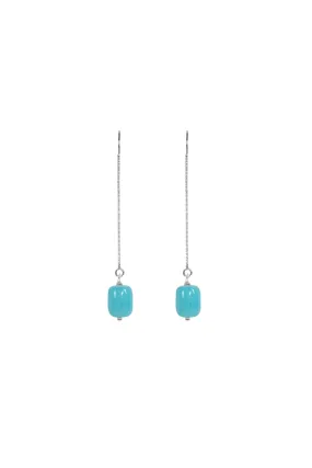 Alouette Design
 Thread Earring - Turquoise