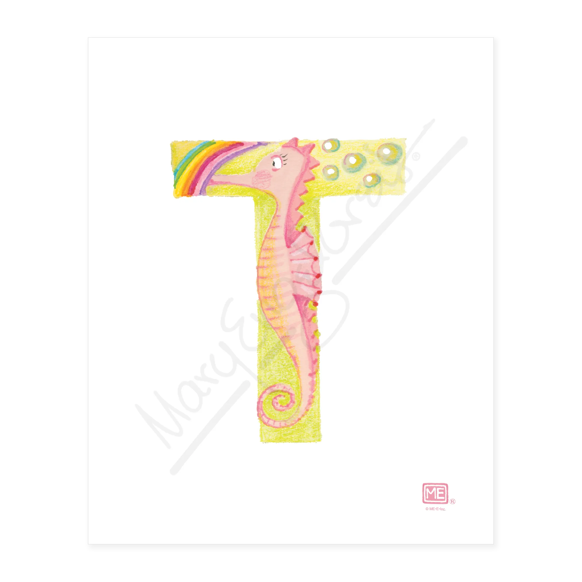 Alphabet Garden Letter T Small Print