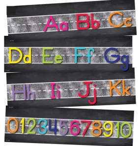 Alphabet Line | Mini Bulletin Board Set | Twinkle Twinkle You're a Star | Schoolgirl Style