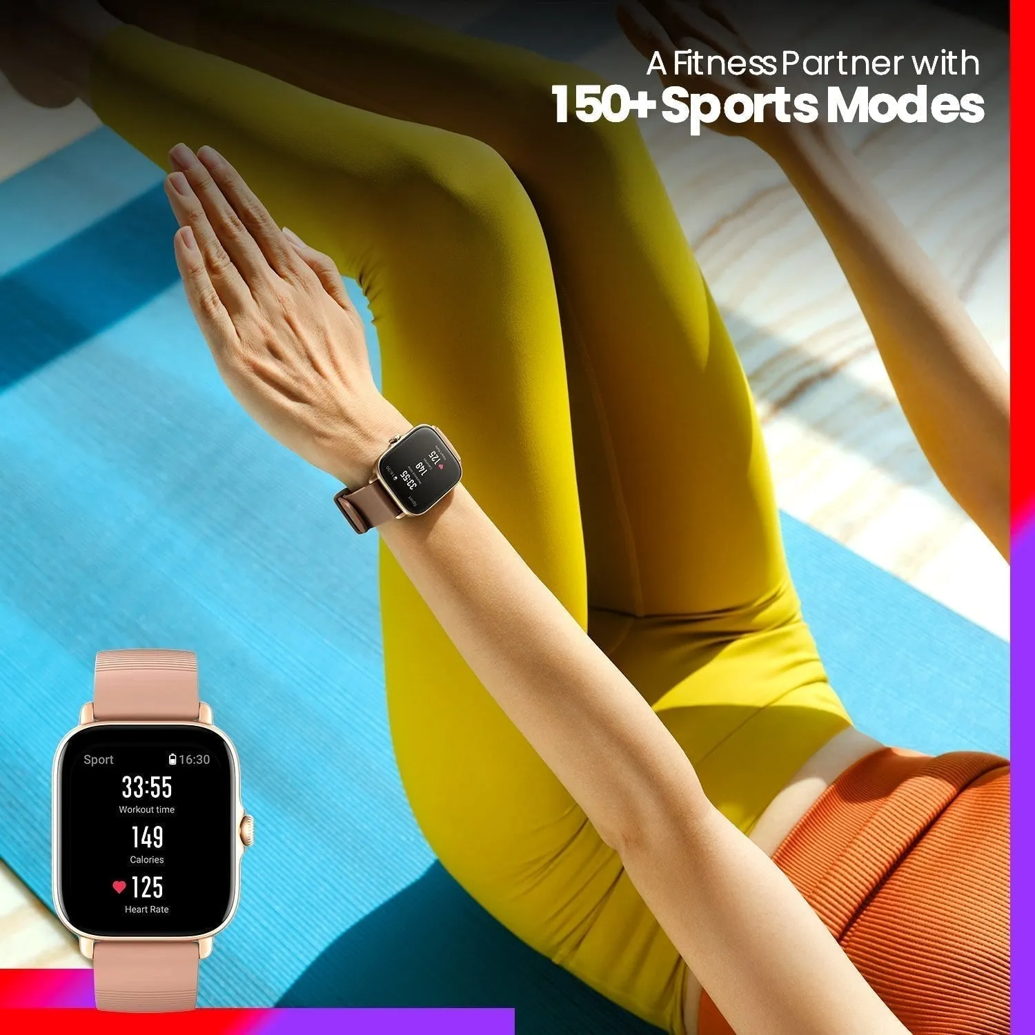 Amazfit GTS 3 Smart Watch(1 Year Official Warranty) - Graphite Black