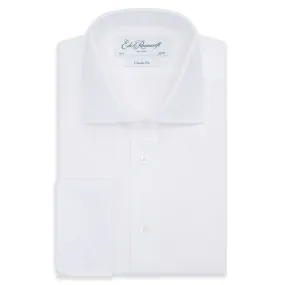 Angus White Fine Twill Shirt