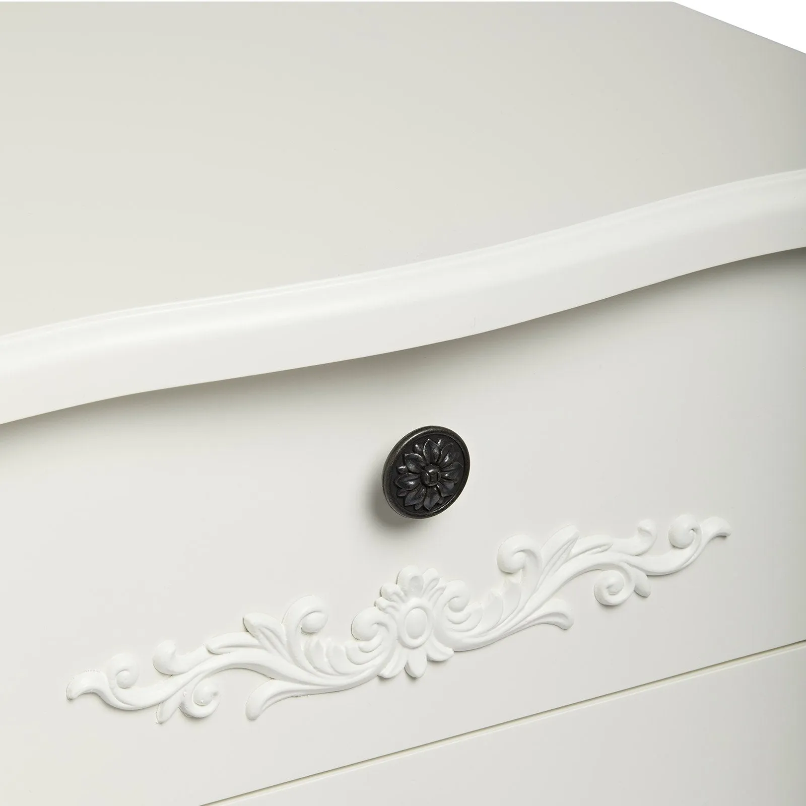 Antoinette White 3 Drawer Chest