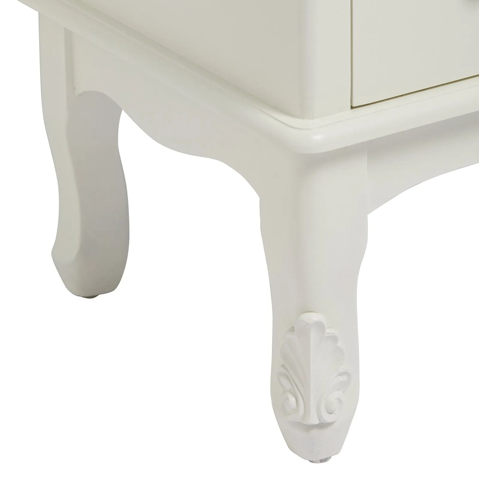 Antoinette White 4 Drawer Chest