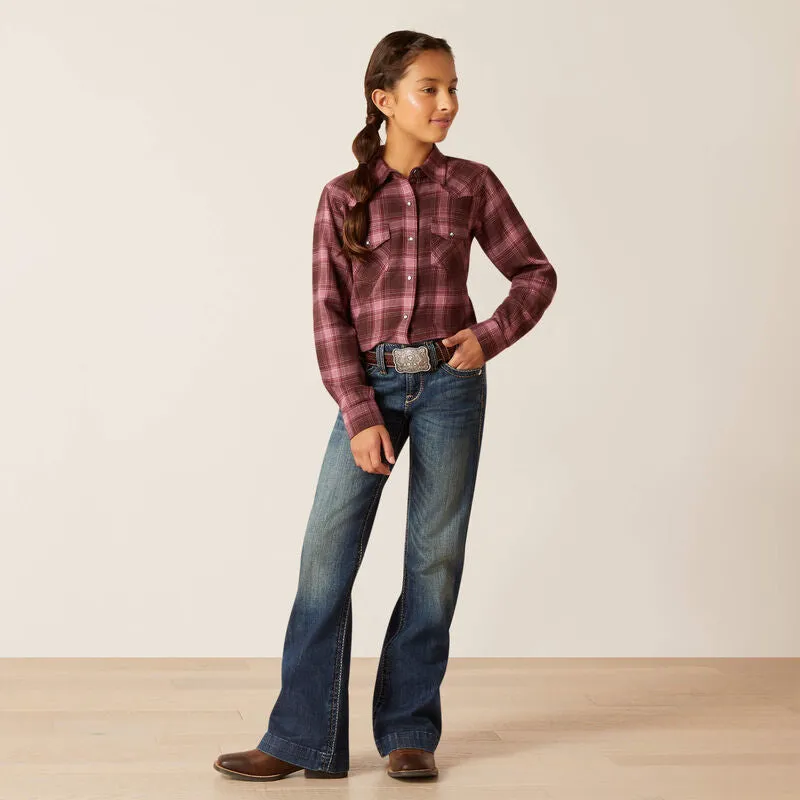 Ariat Girl's Plaid Shirt