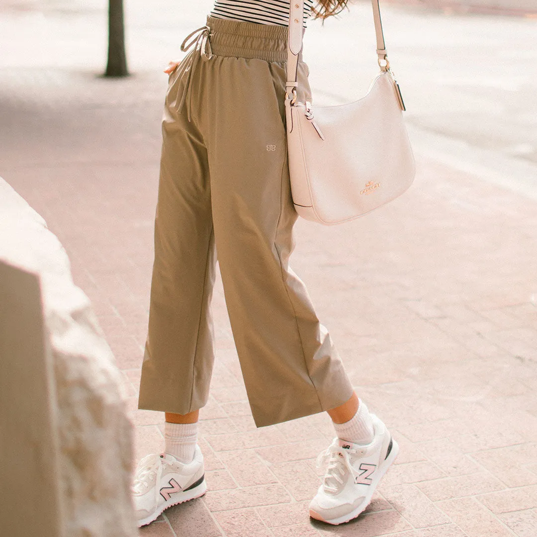 Audrey Wide Leg Pants, Brindle