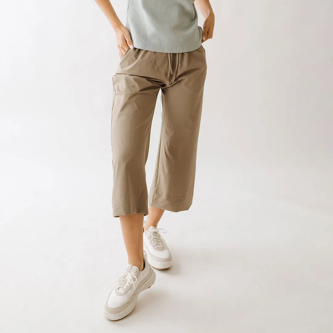 Audrey Wide Leg Pants, Brindle
