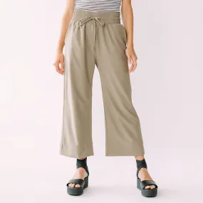 Audrey Wide Leg Pants, Brindle