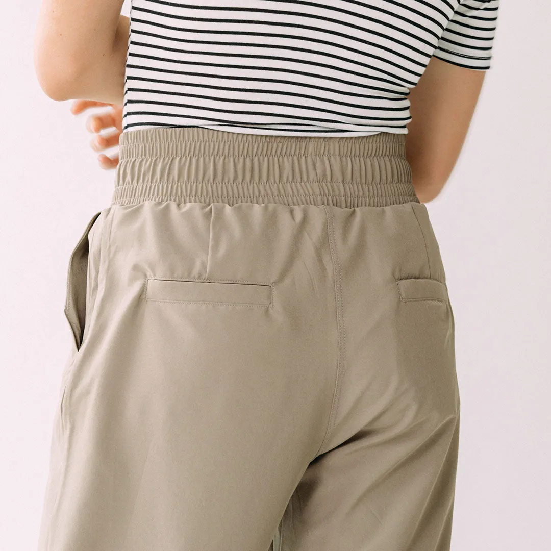 Audrey Wide Leg Pants, Brindle