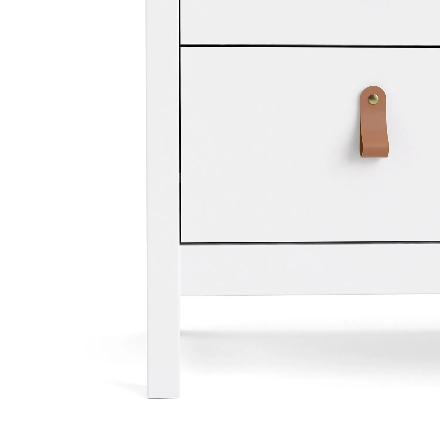 Barcelona White 3 Chest Of Drawers