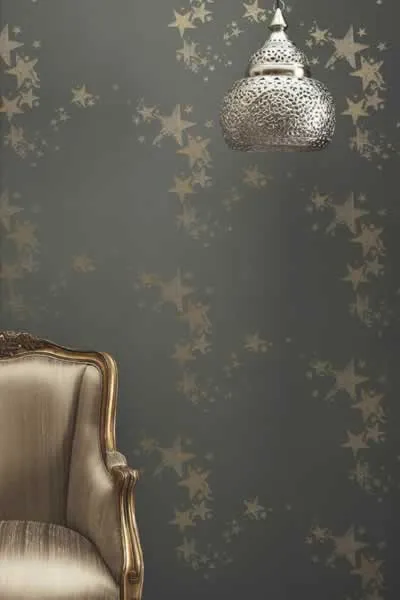 Barneby Gates All Star Wallpaper - Gun Metal