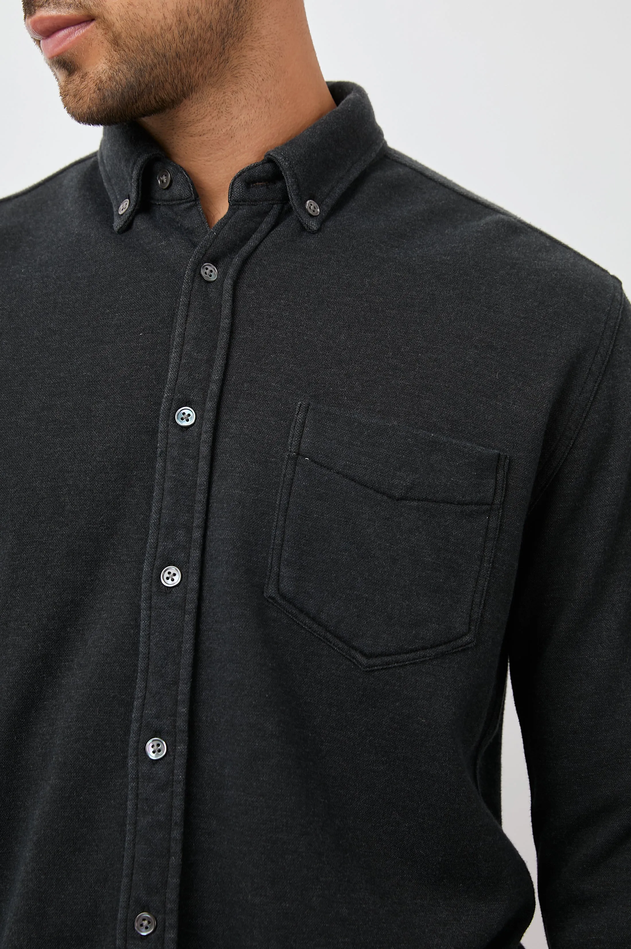 BERKELEY SHIRT - WASHED BLACK