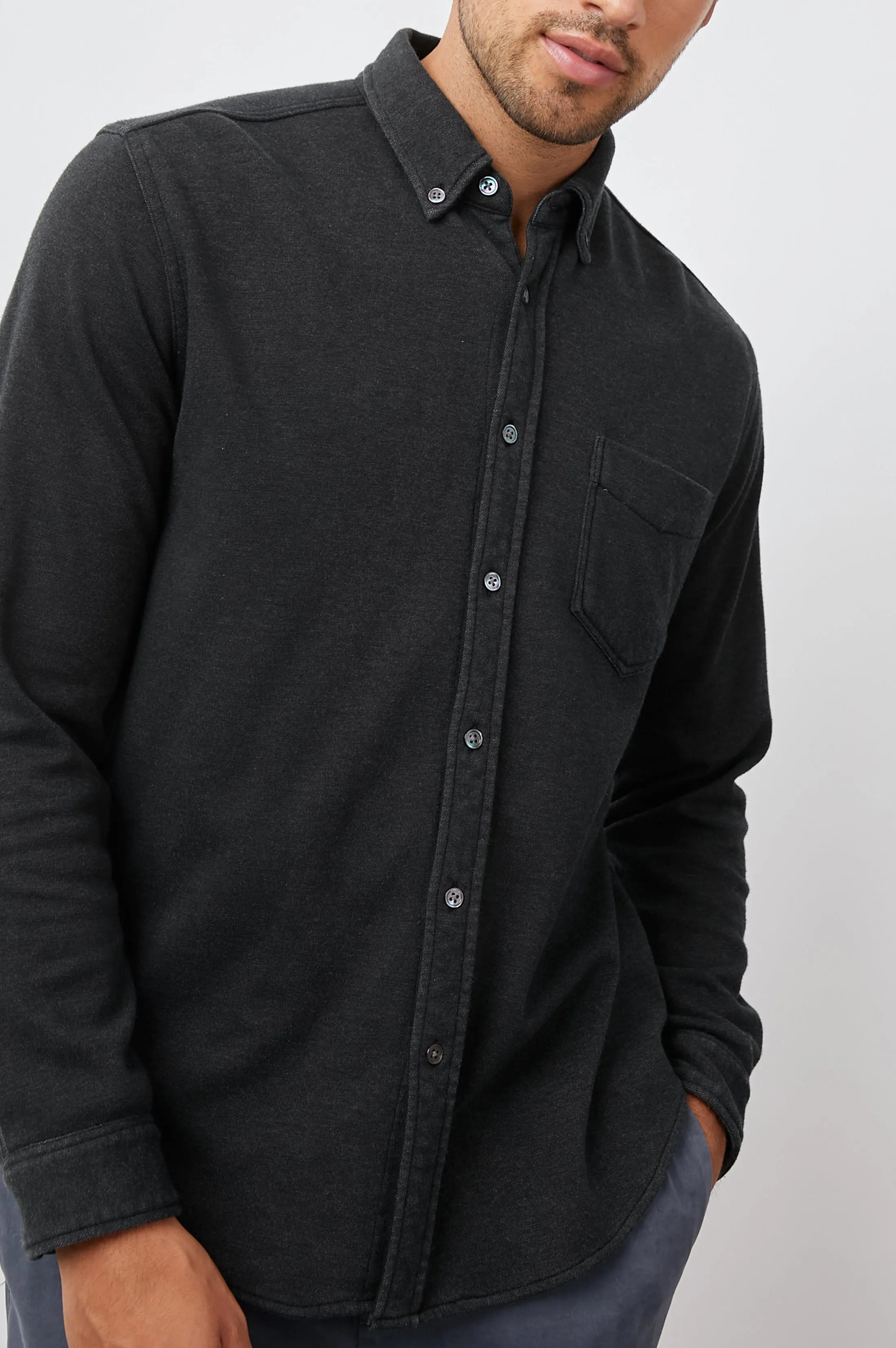 BERKELEY SHIRT - WASHED BLACK