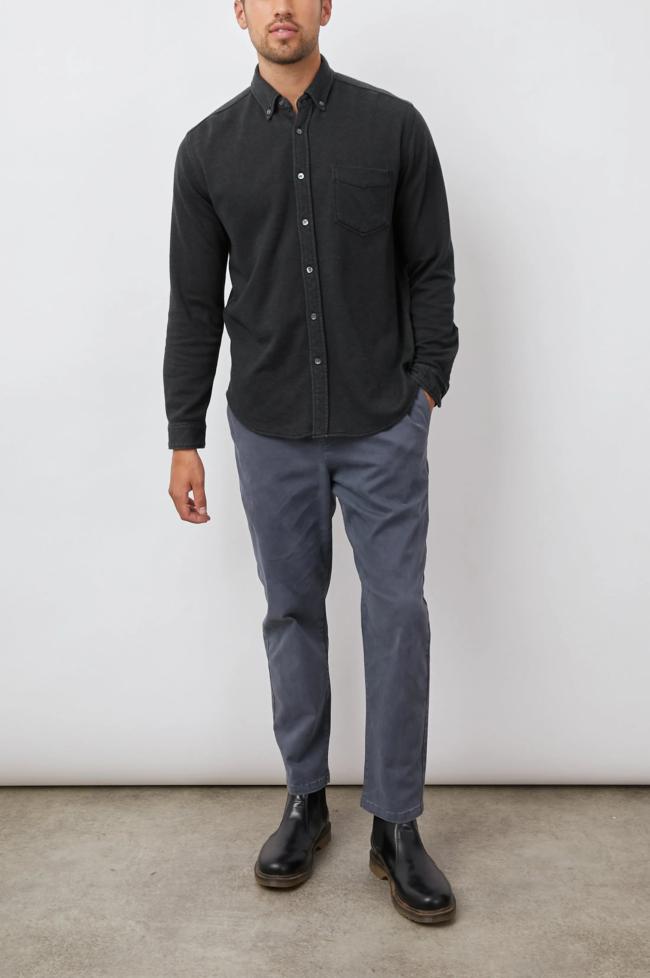 BERKELEY SHIRT - WASHED BLACK