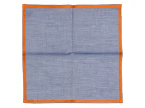 Blue-Orange Amalfi Pocket Square