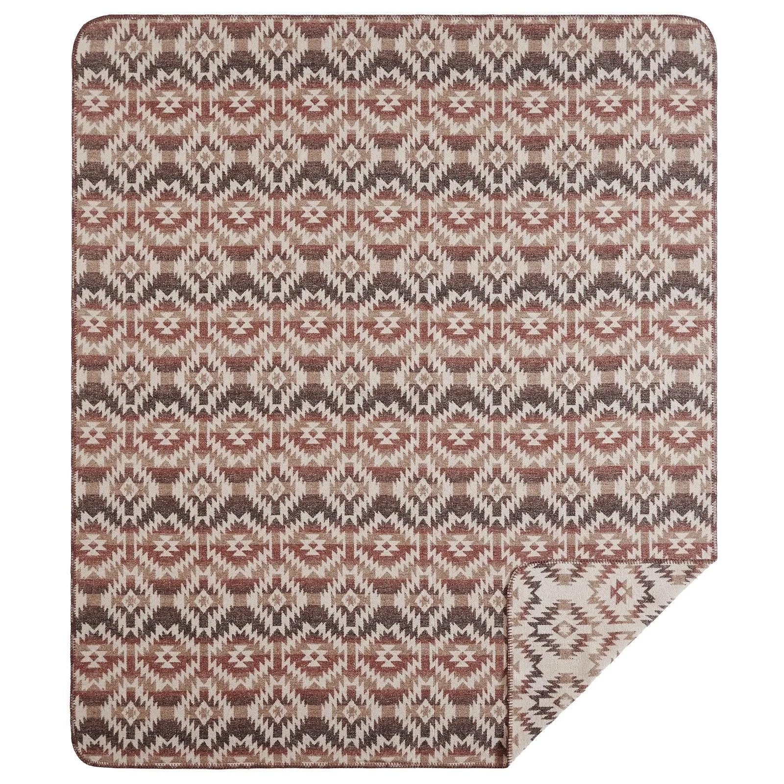 Bow Strings Wool Blend Blanket