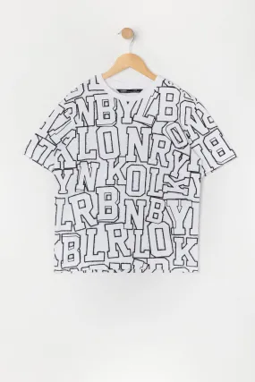 Boys Alphabet Print T-Shirt