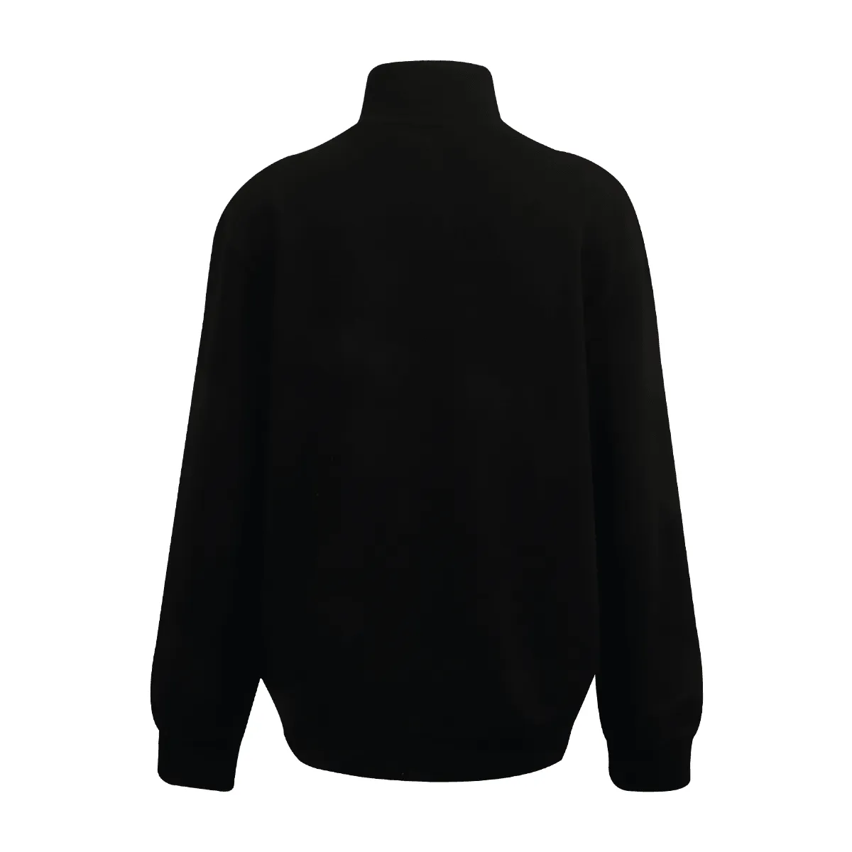 Branded  Men's Sweatshirt Black Red Official Logo 1/4 Zip L/S (S05)