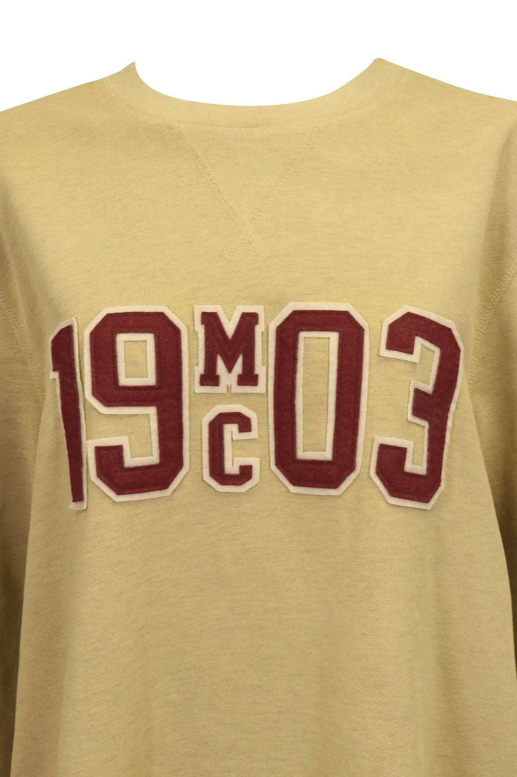 Branded  Men's Sweatshirt Pale Yellow 1903 MC L/S