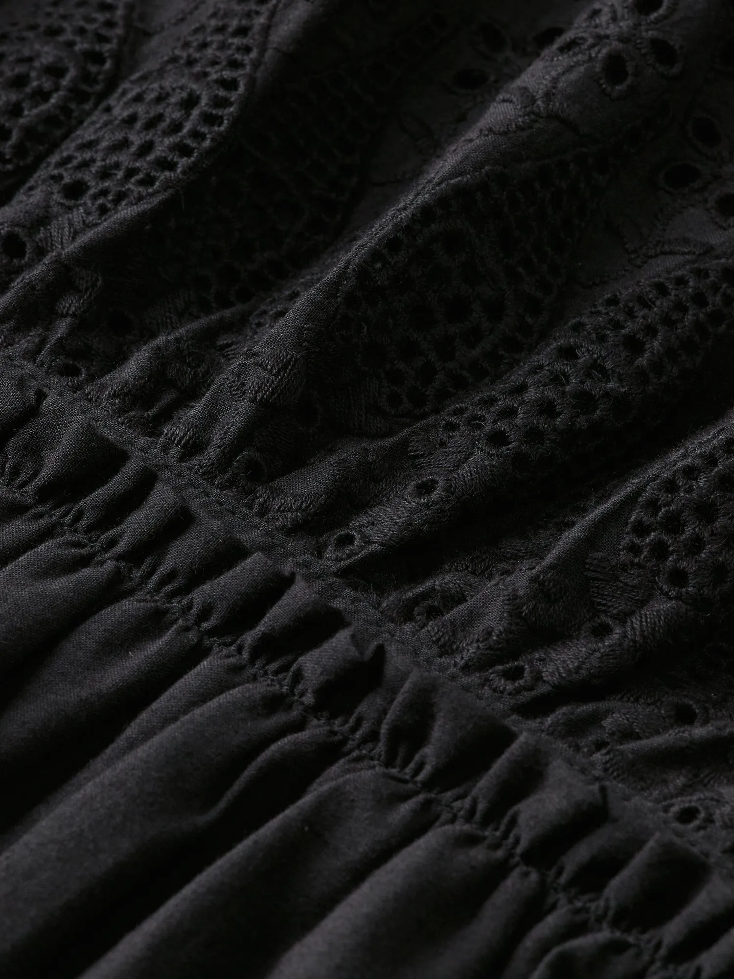 Broderie anglaise midi dress