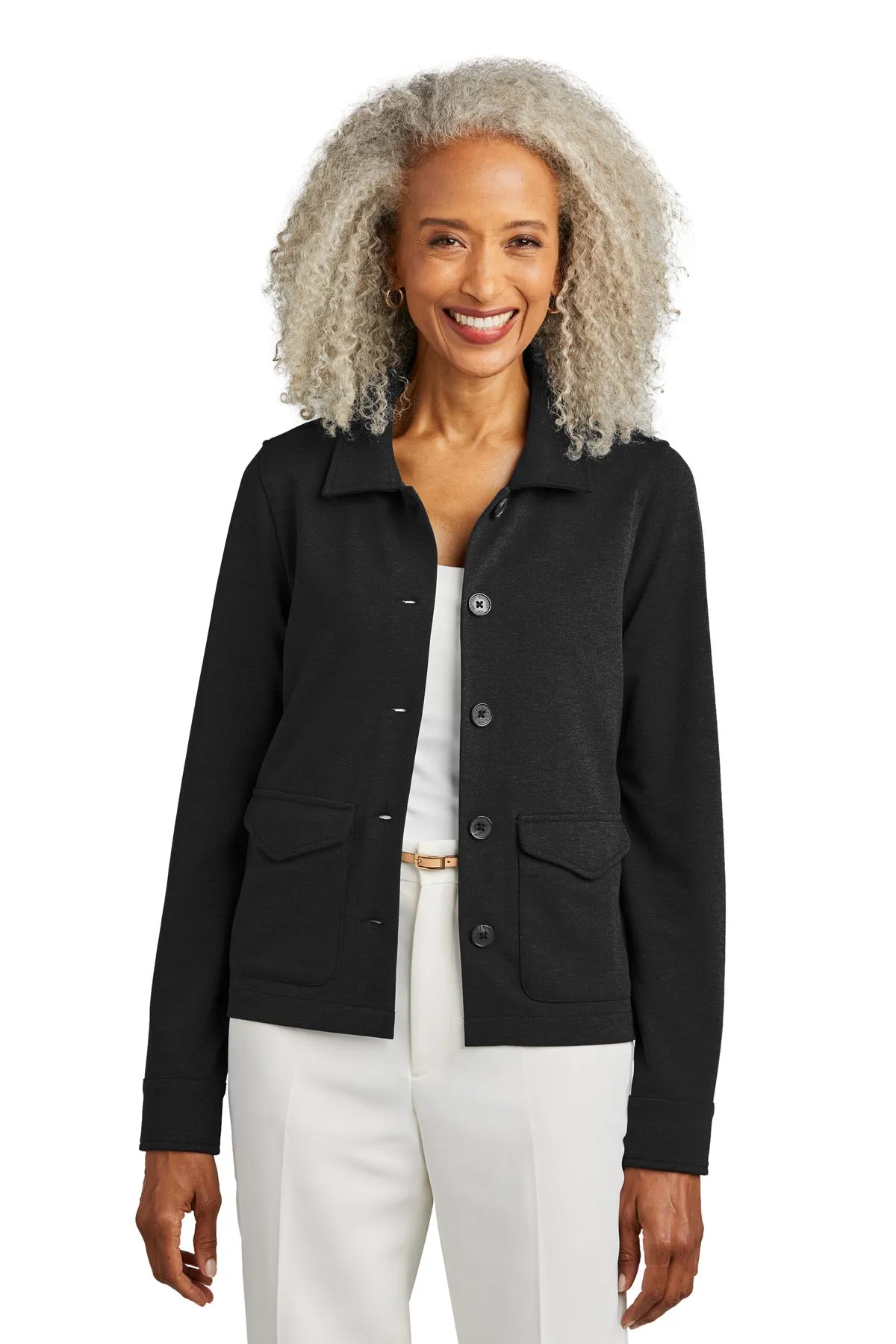Brooks Brothers Women's Mid-Layer Stretch Button Jacket