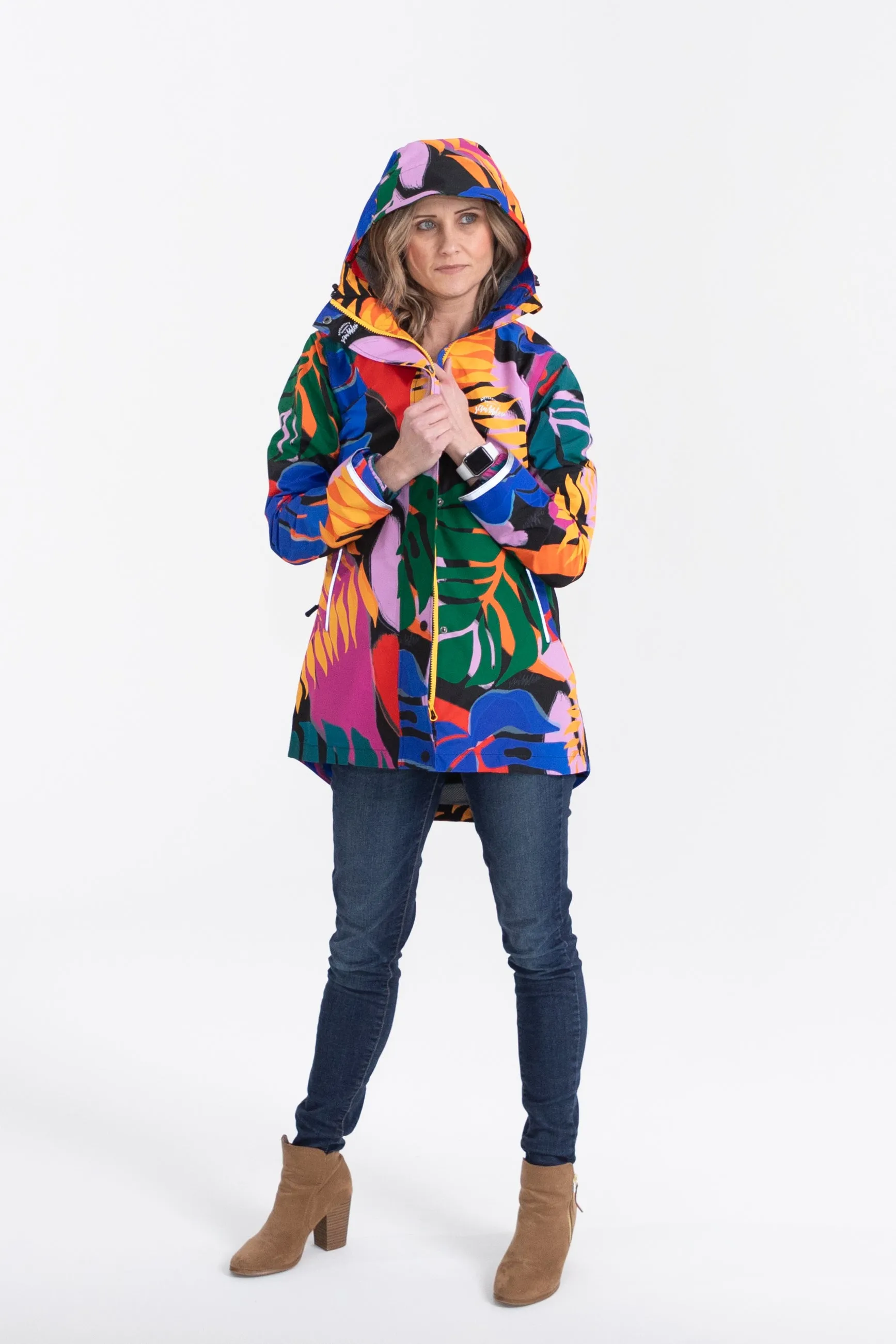 Carnaval waterproof mesh lined raincoat
