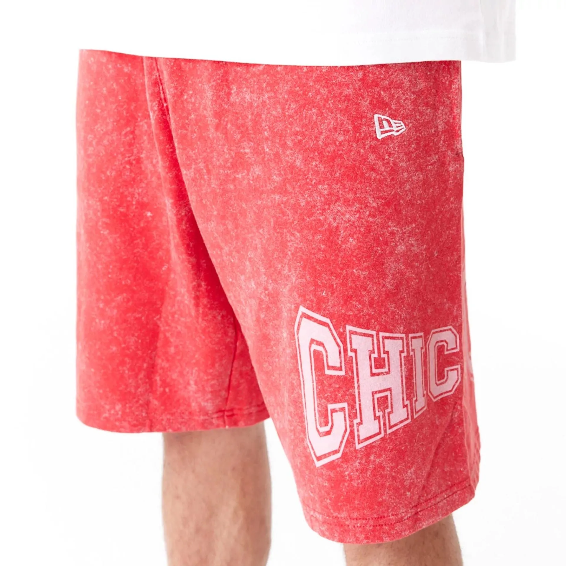 Chicago Bulls NBA Washed Red Shorts