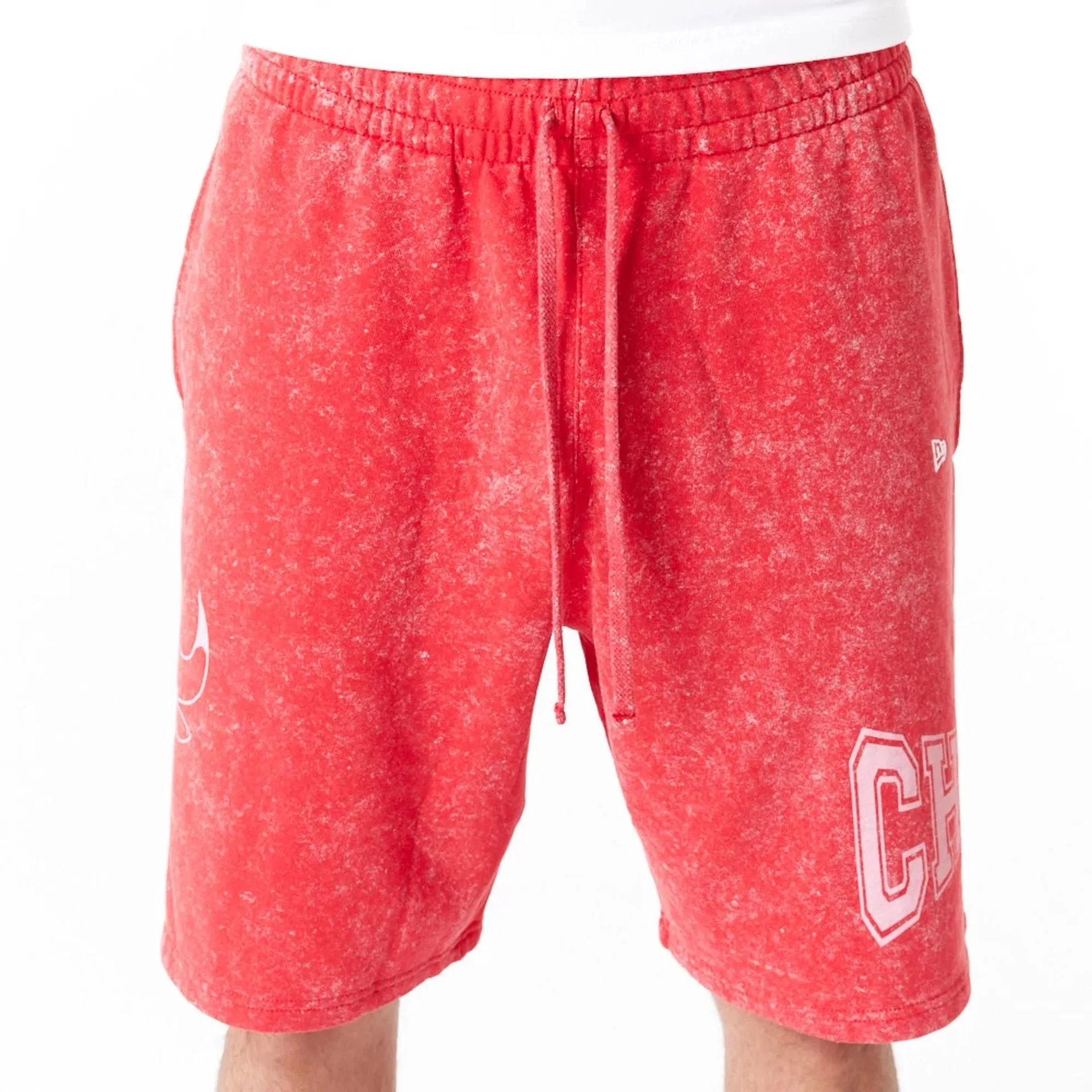 Chicago Bulls NBA Washed Red Shorts