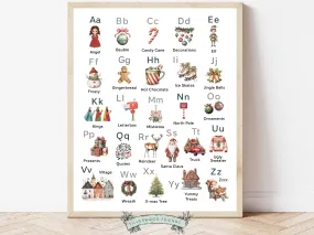 Christmas Alphabet Print