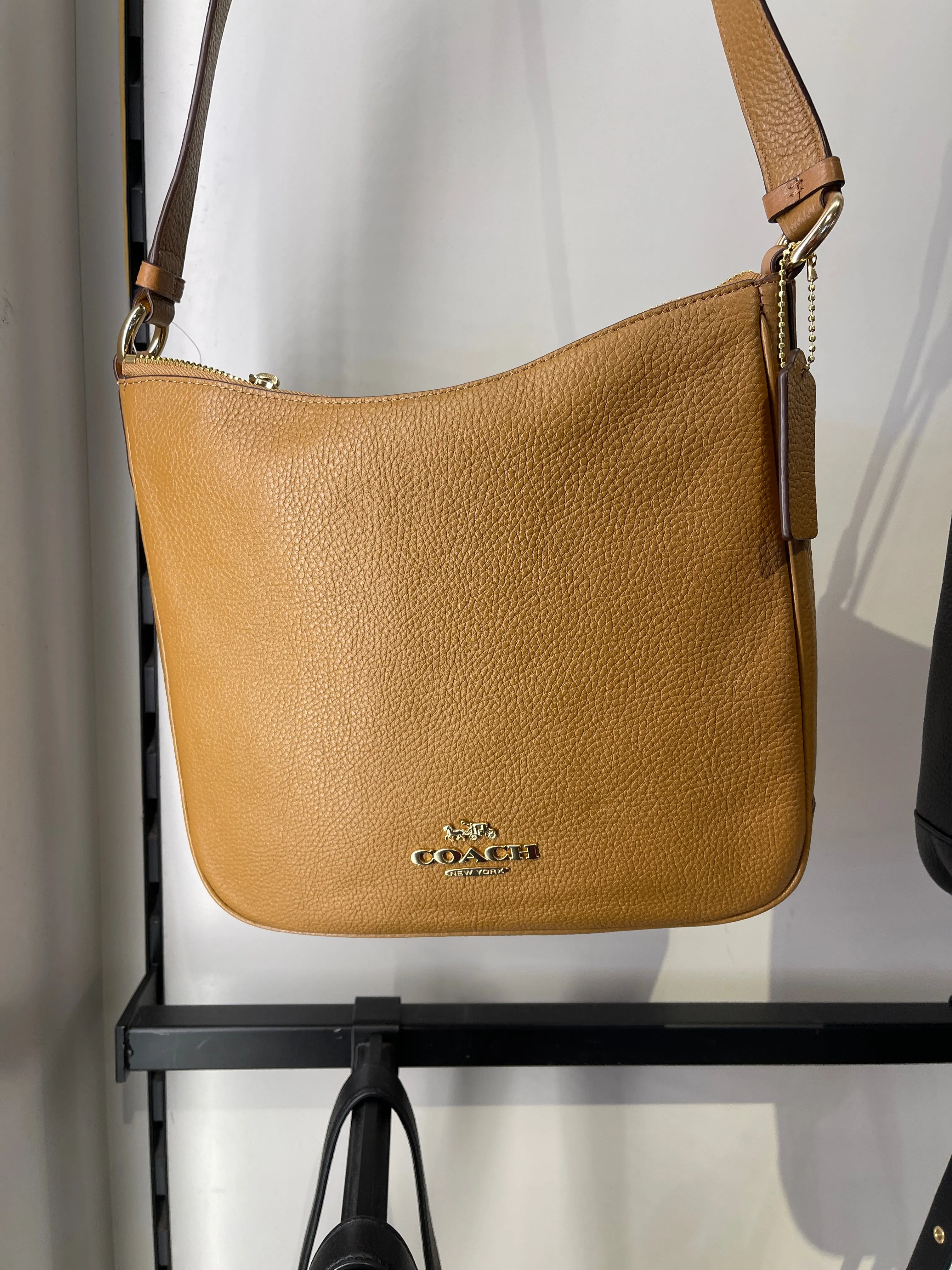 Coach Ellie File Bag In Light Saddle