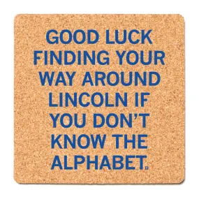 Don't Know The Alphabet Cork Coaster