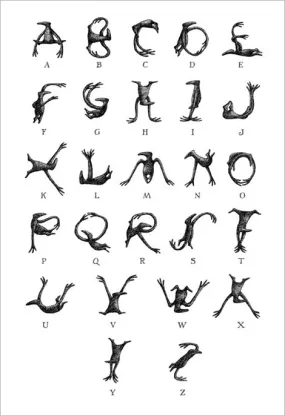Figbash Alphabet Print