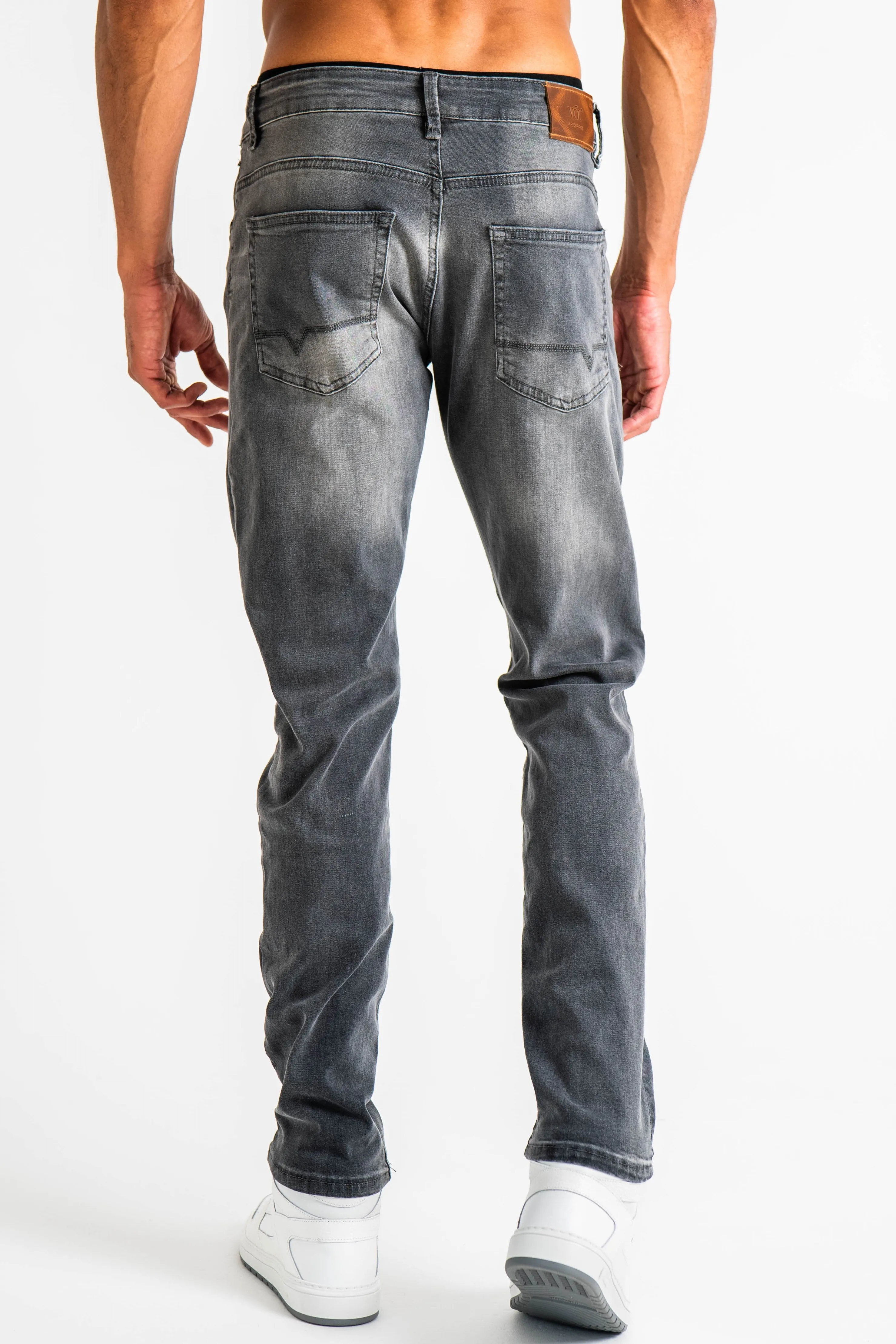 Hamilton Tapered Jeans - Grey