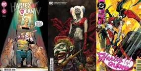 HARLEY QUINN 24 SET OF ALL 3 COVERS (HARLEY WHO LAUGHS CAMEO)