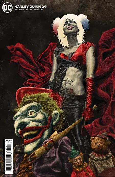 HARLEY QUINN 24 SET OF ALL 3 COVERS (HARLEY WHO LAUGHS CAMEO)