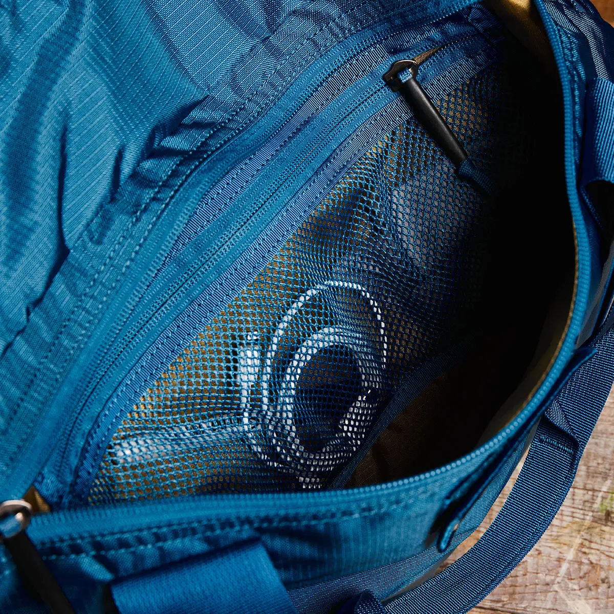 Kit Bag w/ Shoe Compartment - Ripstop ROBIC® - Tidal Blue (Includes Shoulder Strap)
