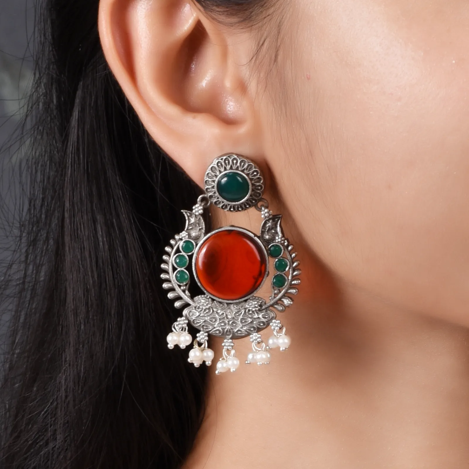 Kiyana Ethnic Dangler Earrings