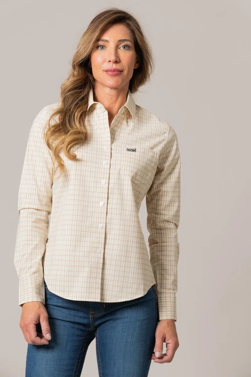 Ladies Tucco Mini Check Top