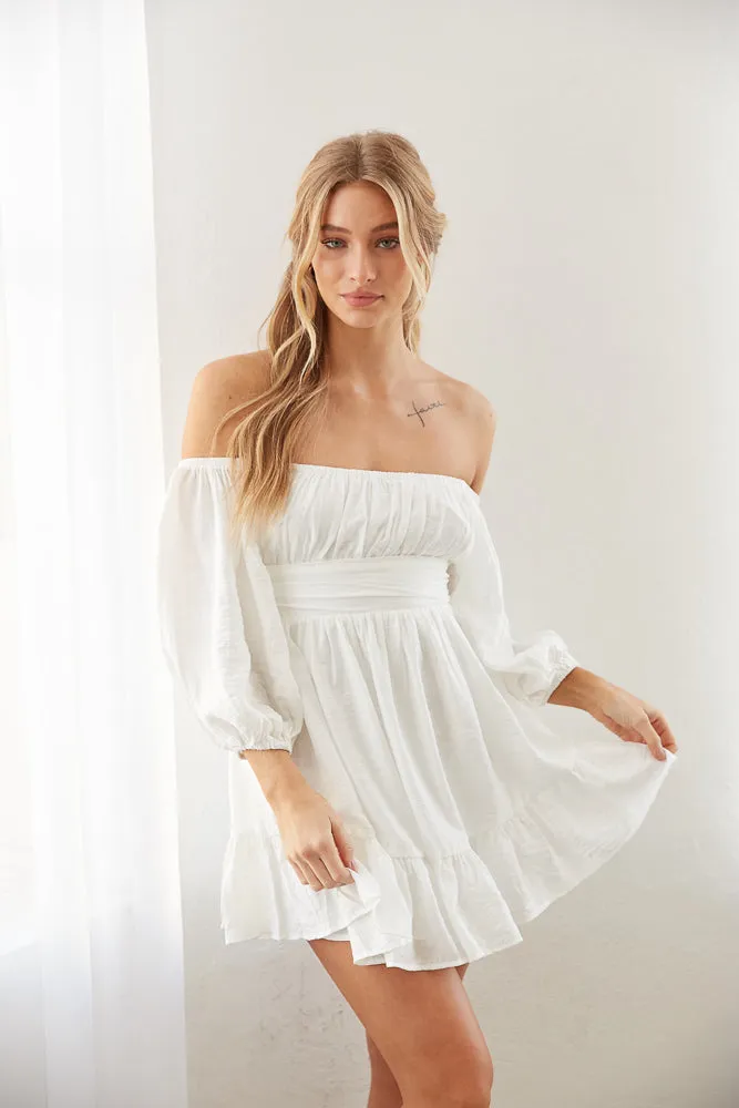 Laken Puff Mini Dress