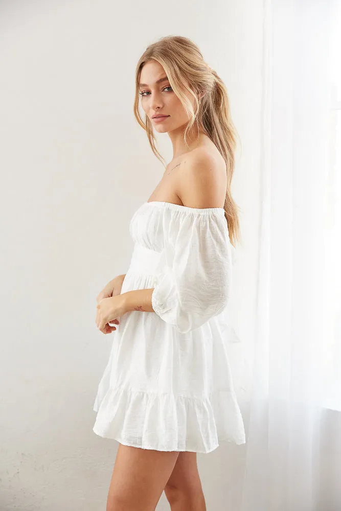 Laken Puff Mini Dress